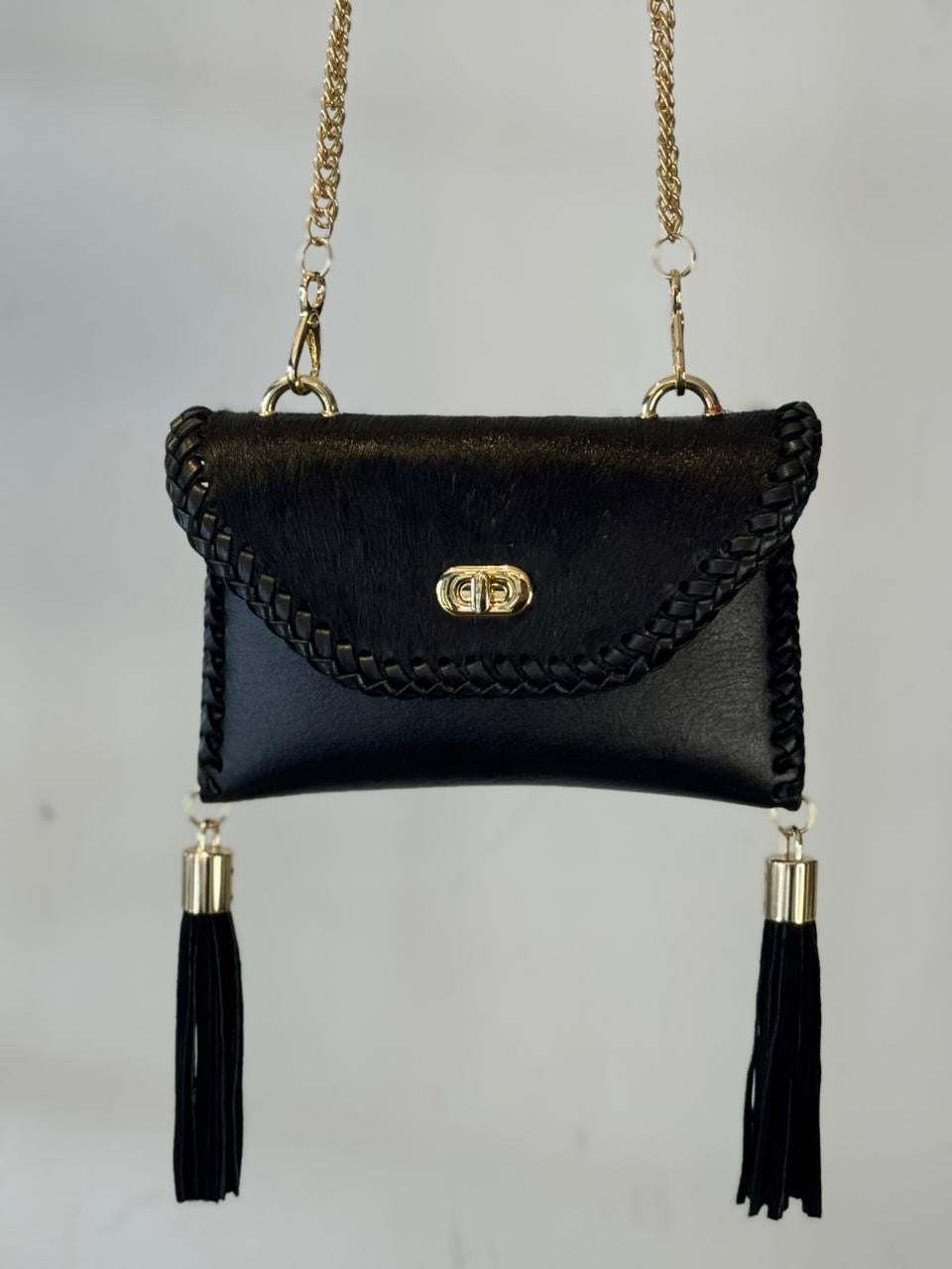 BOLSO IXQUIC HOLSTEIN BLACK GOLD