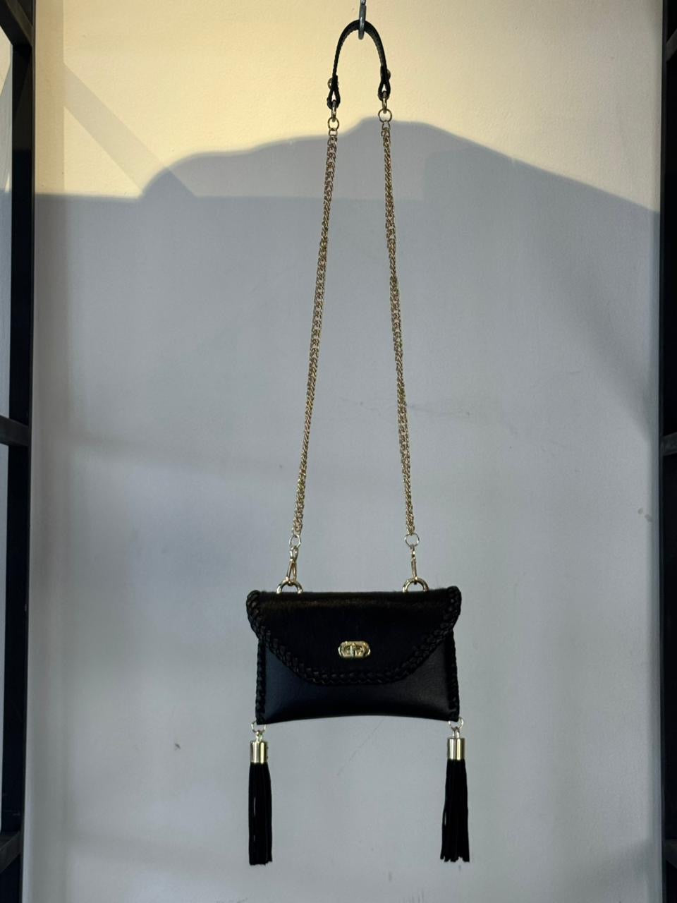 BOLSO IXQUIC HOLSTEIN BLACK GOLD