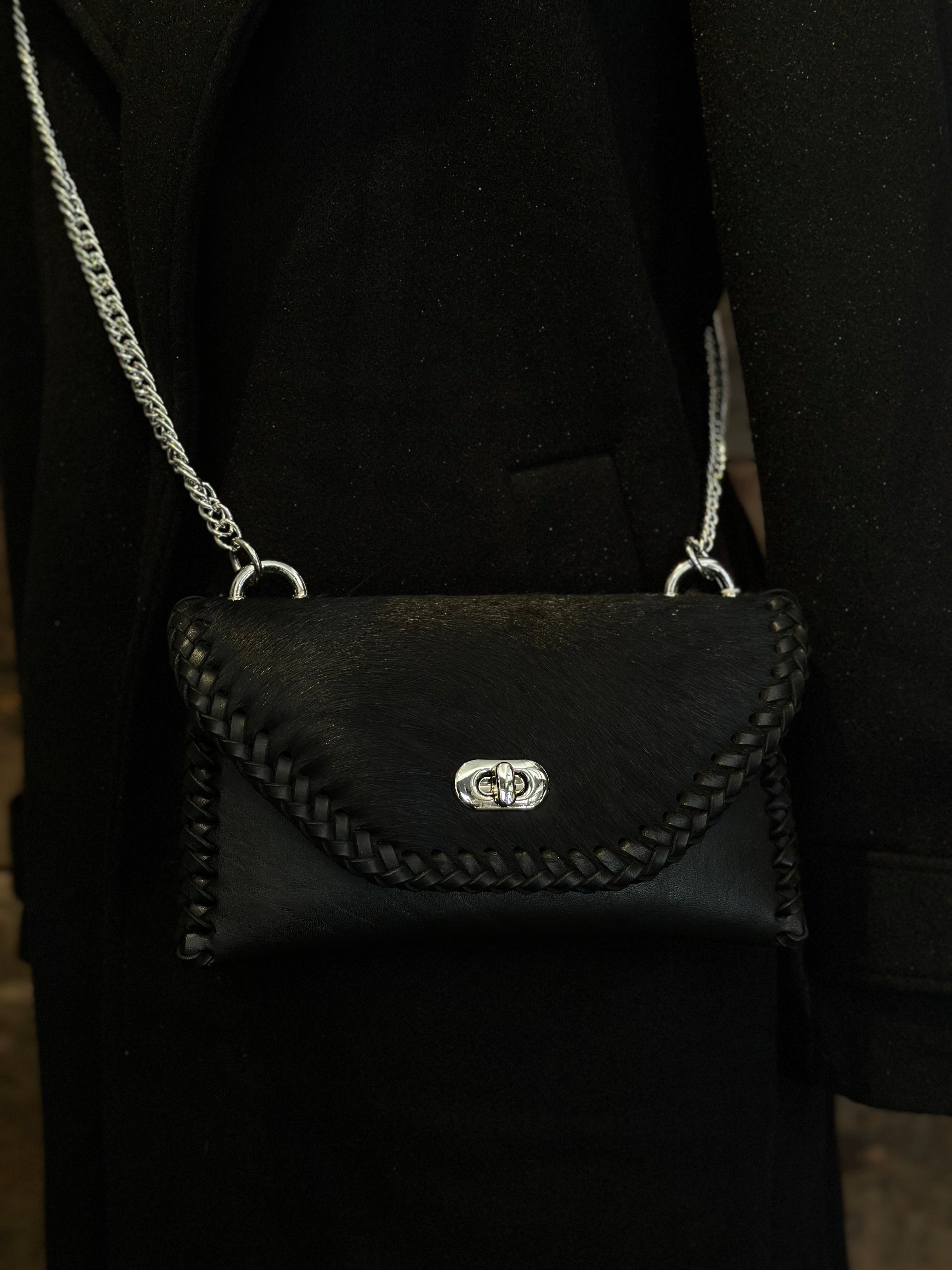 BOLSO IXQUIC HOLSTEIN BLACK