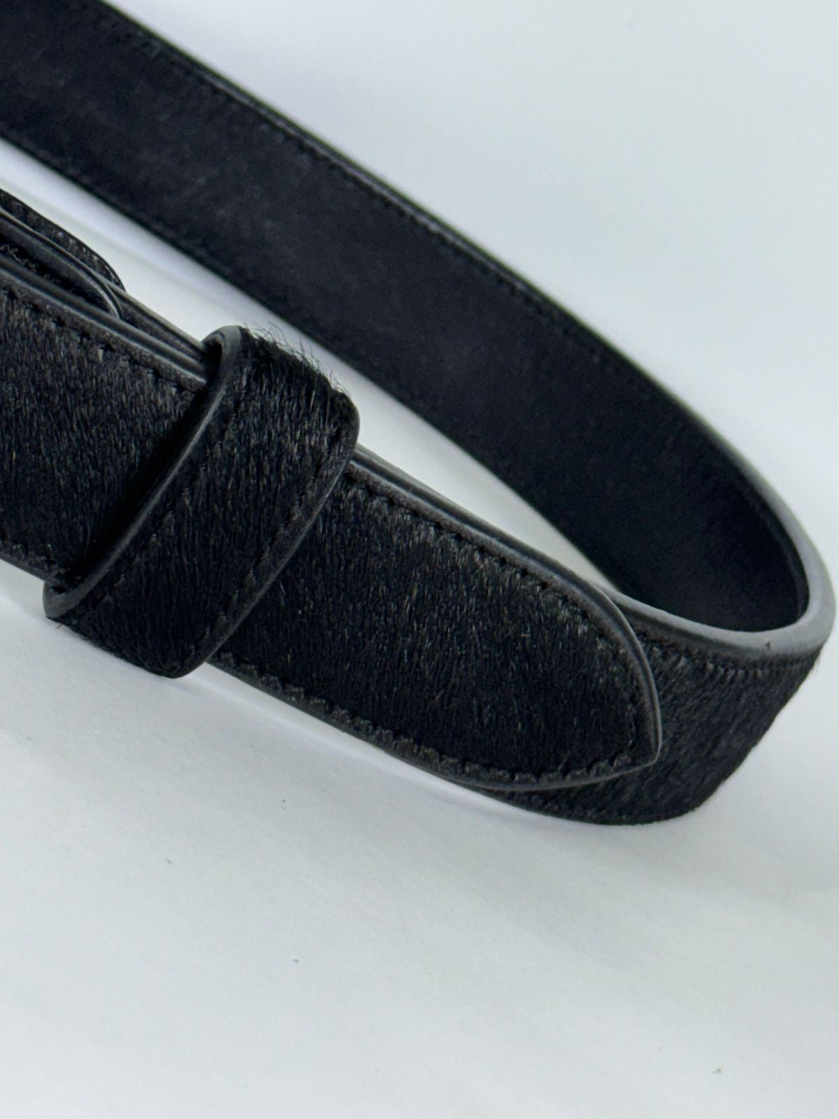 CINTURON NEGRO HEBILLA VAQUERA 46