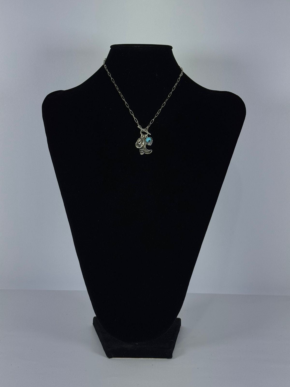 Collar dijes plata 18