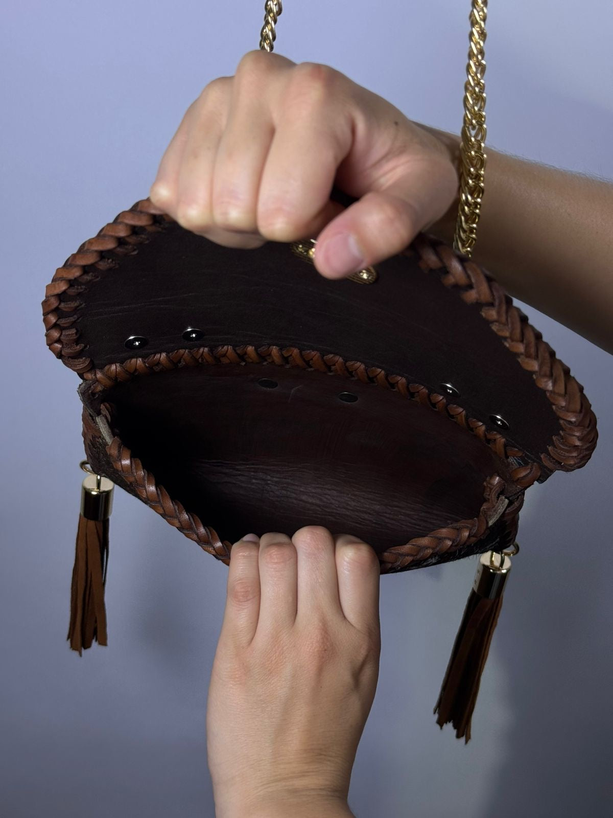 Bolso Ixquic Barcino oro 68