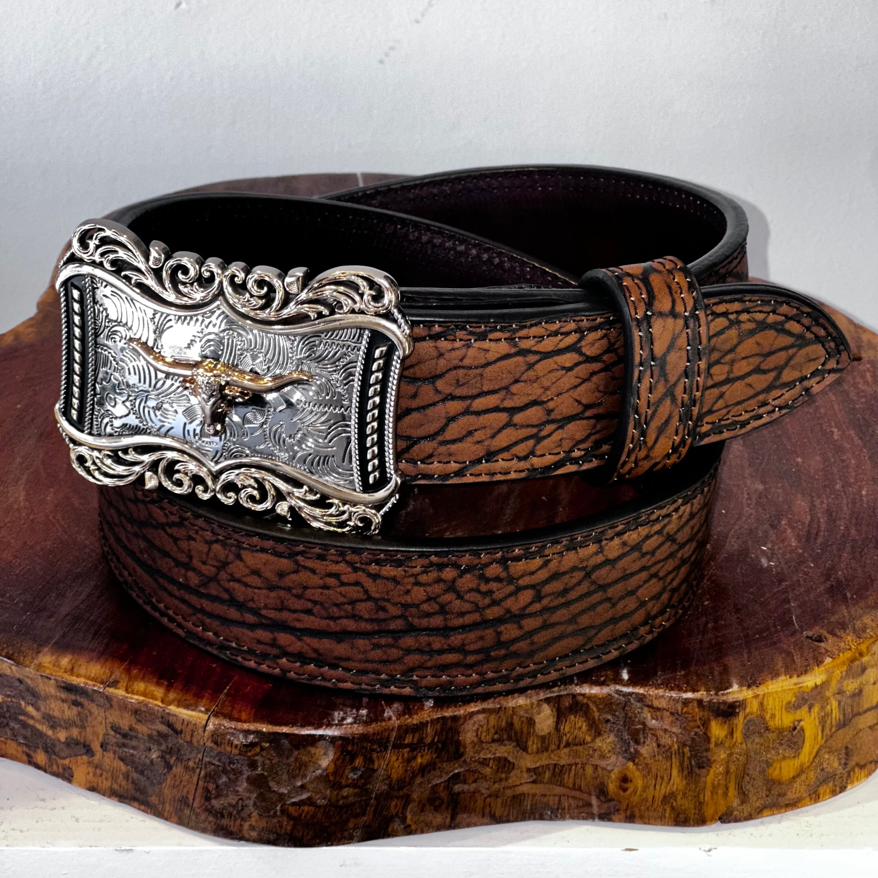 CINTURÓN VAQUERO CUELLO DE TORO