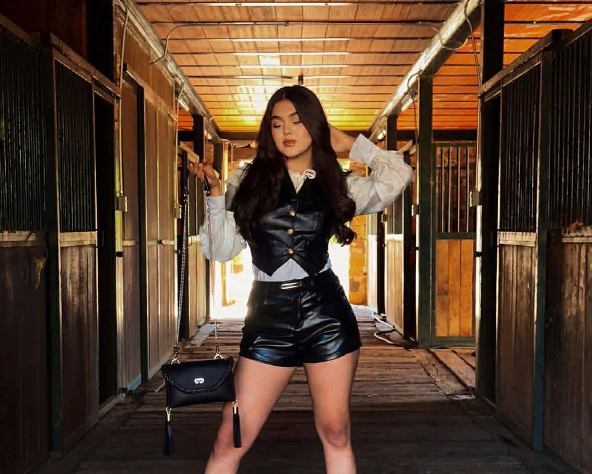 BOLSO IXQUIC HOLSTEIN BLACK SILVER