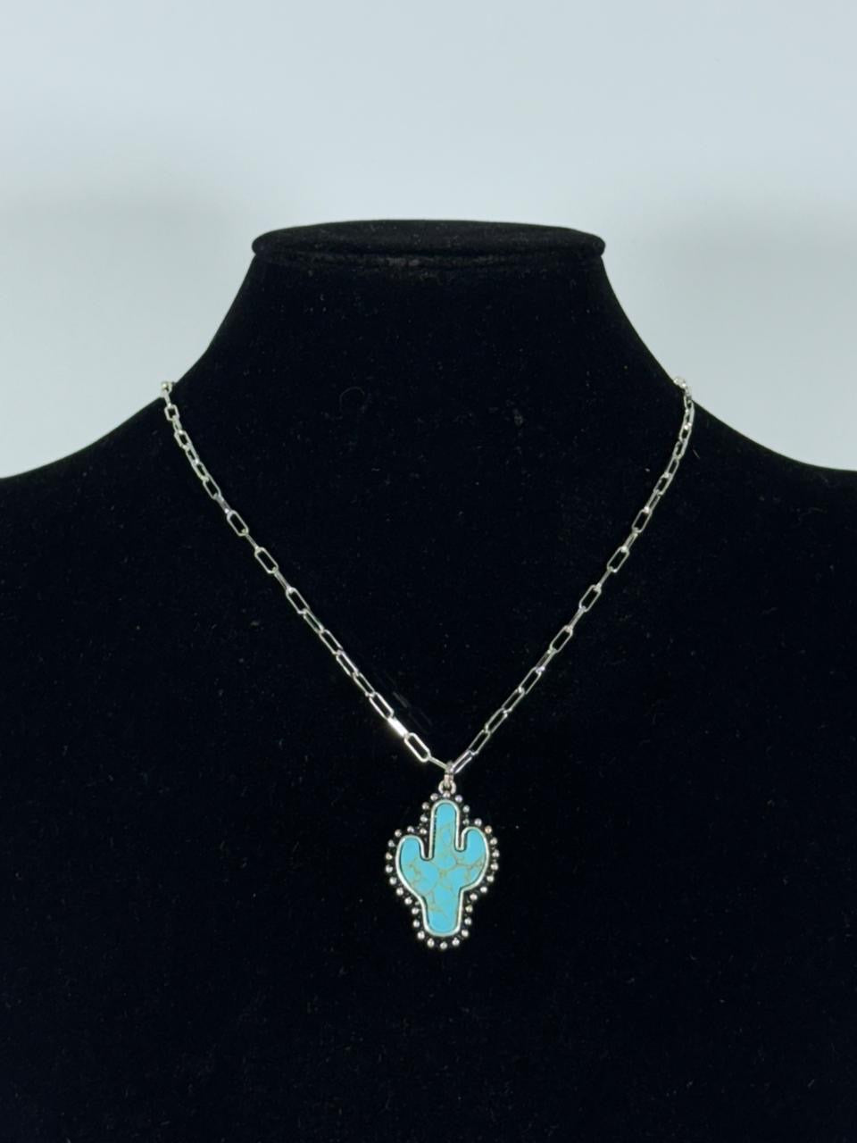 Collar gargantilla cactus 21
