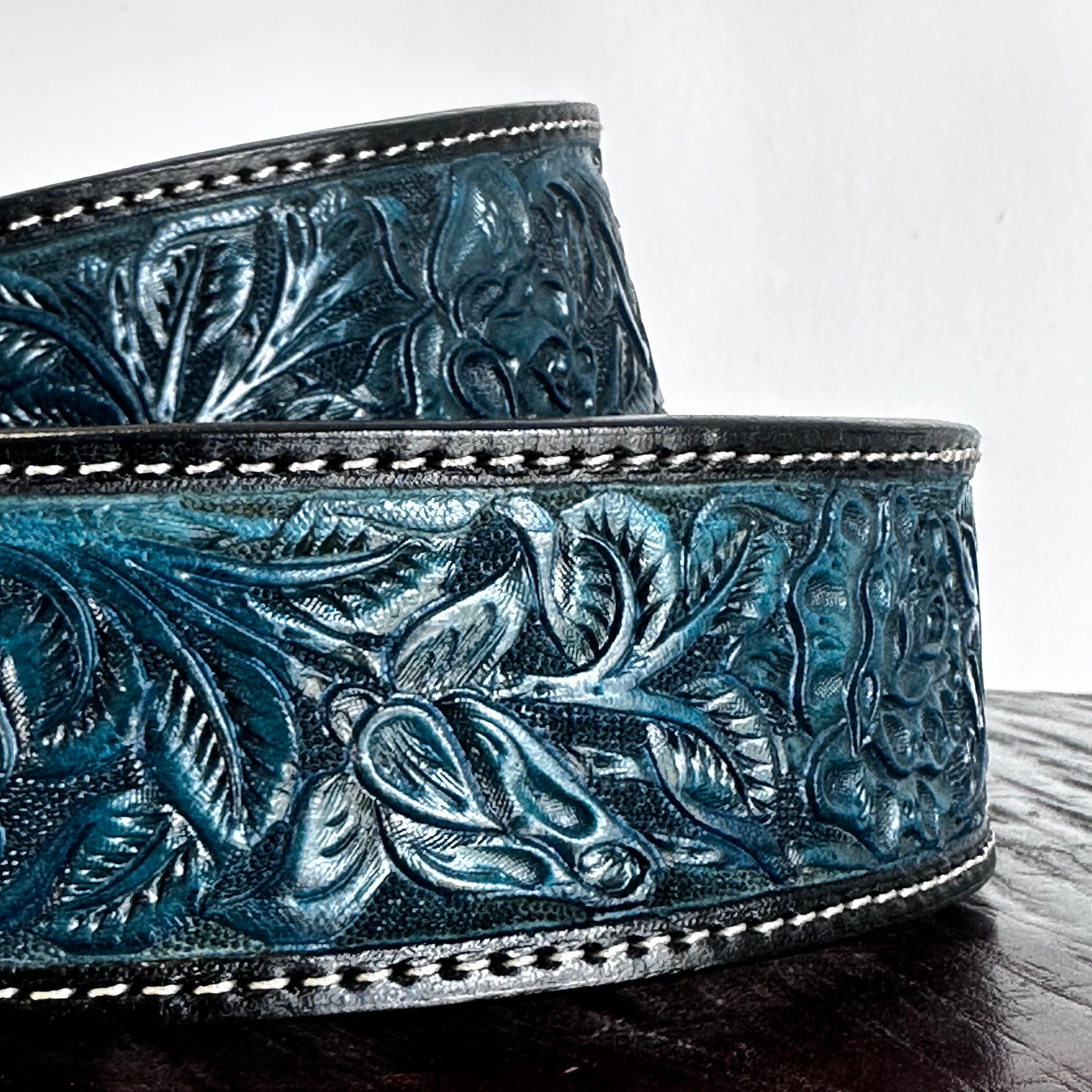 CINTURON VAQUERO TURQUESA