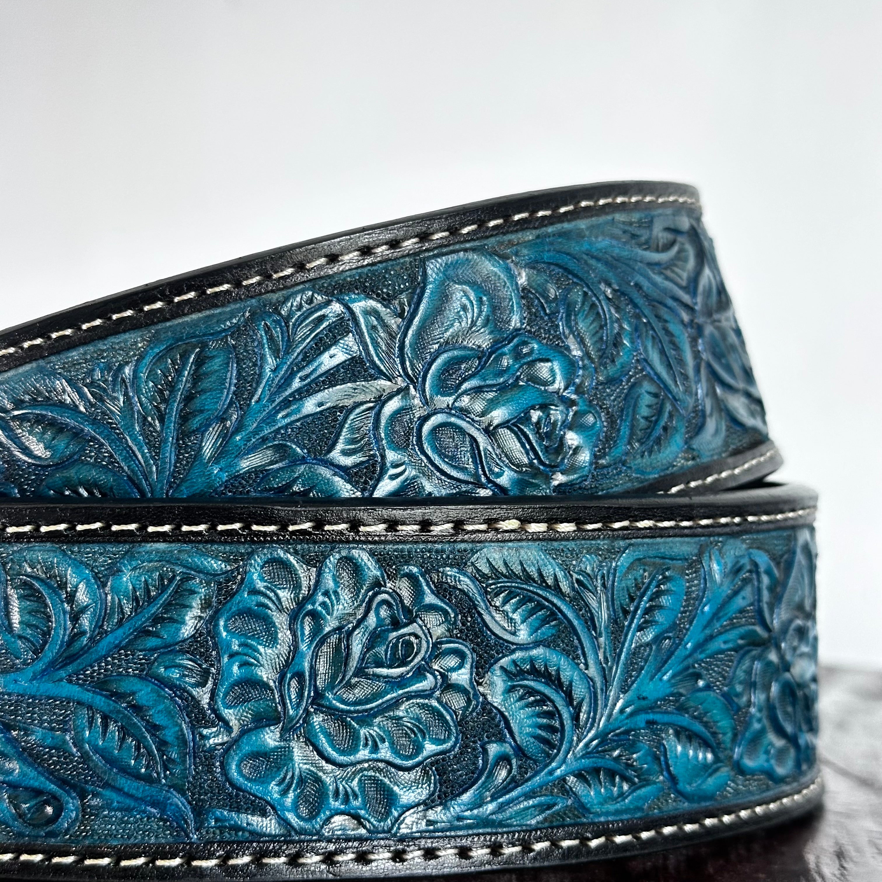 CINTURON VAQUERO TURQUESA 2