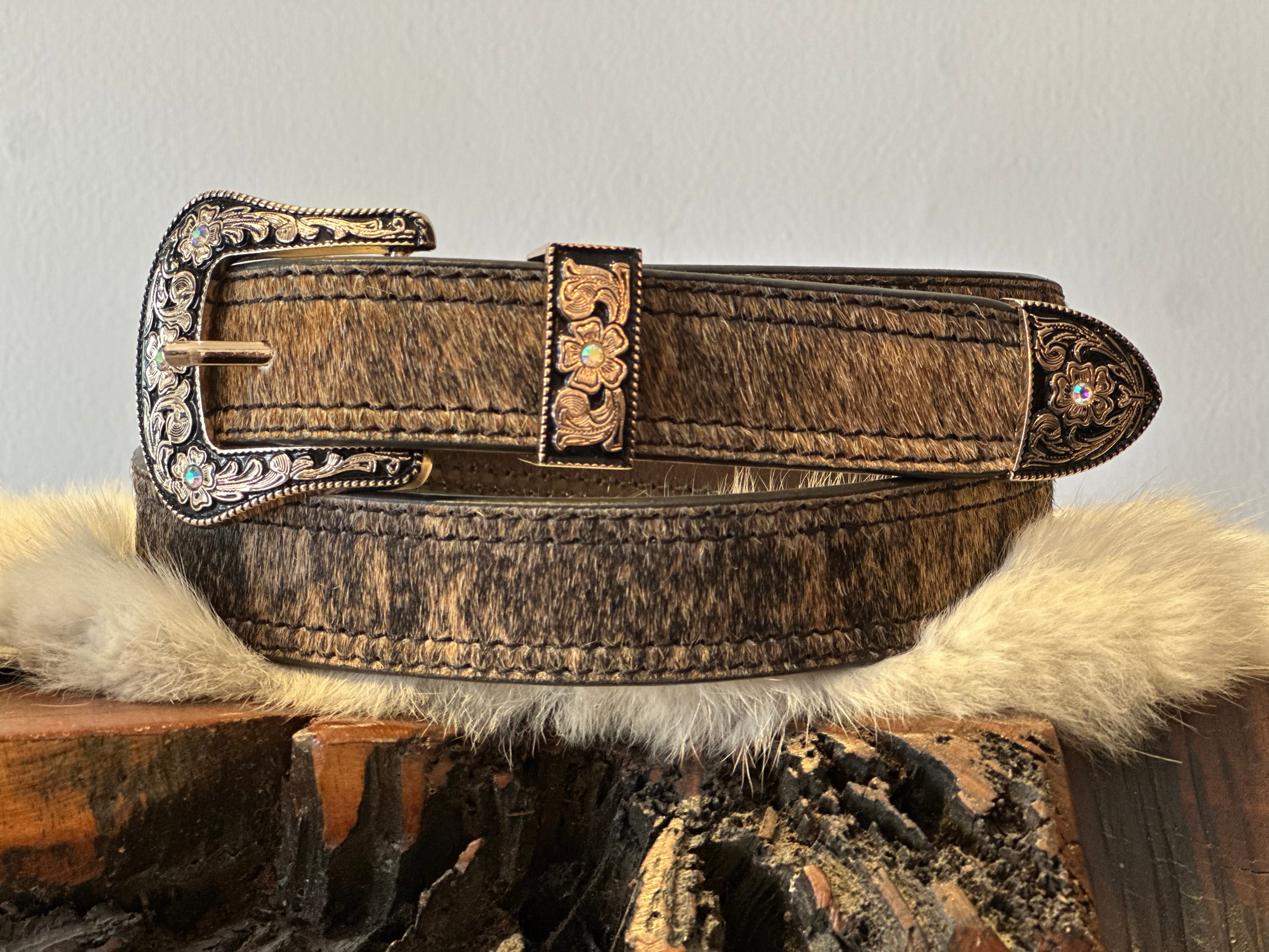 CINTURÓN BARCINO HEBILLA DIAMANTE 11/4”