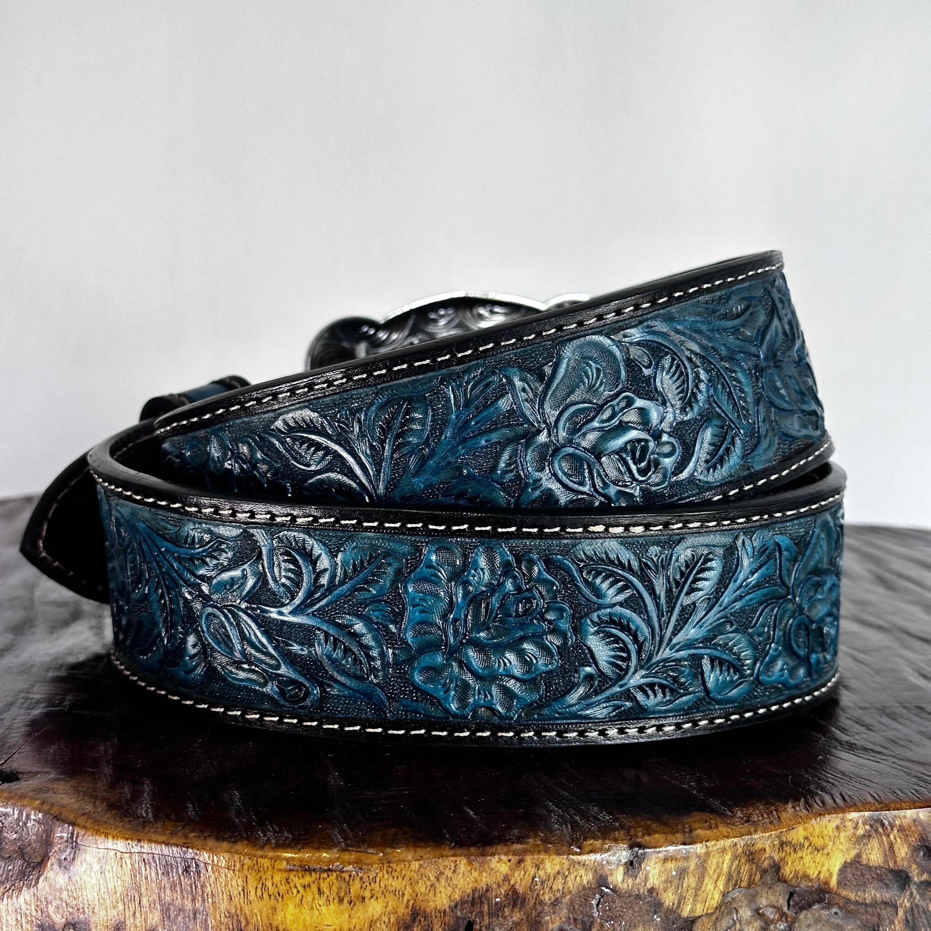 CINTURON VAQUERO TURQUESA 2