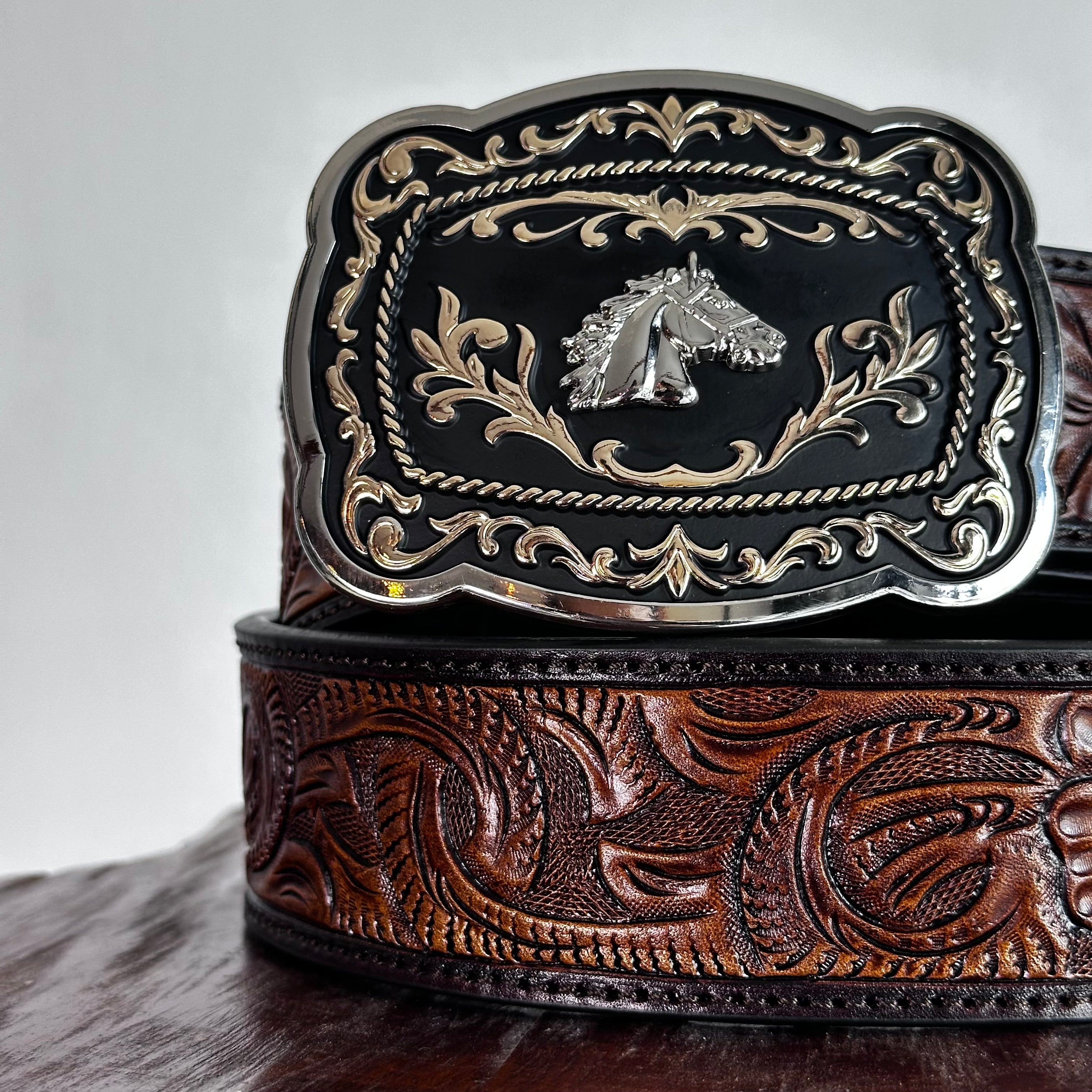 Cinturón Vaquero cincelado 6