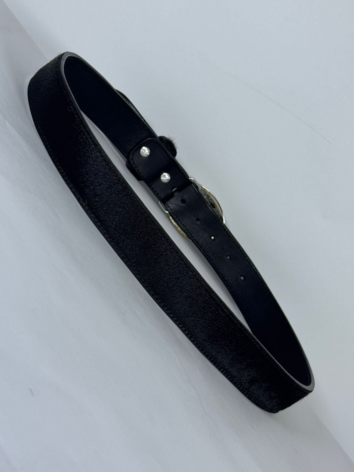 CINTURON NEGRO HEBILLA VAQUERA 72