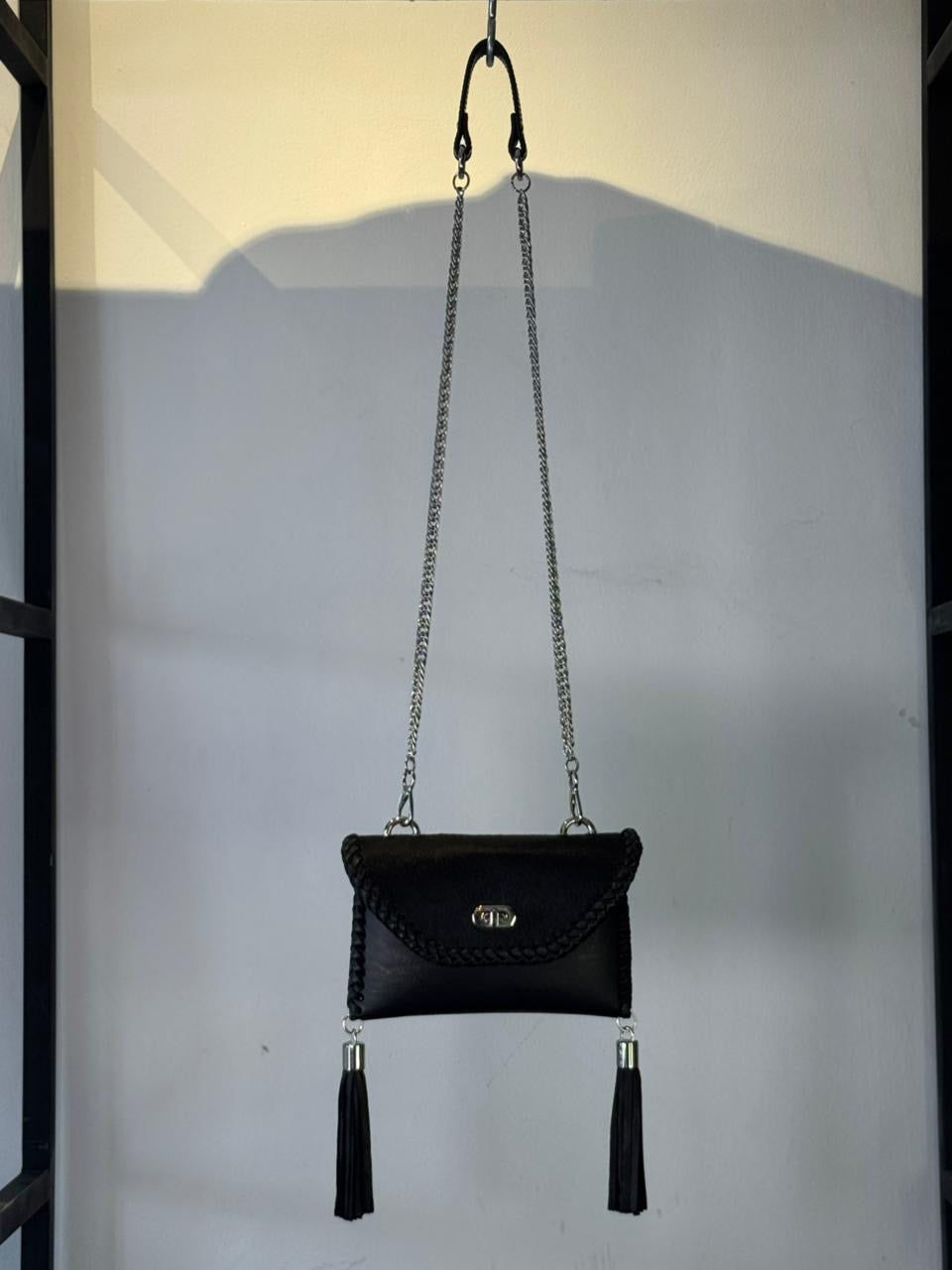 BOLSO IXQUIC HOLSTEIN BLACK SILVER